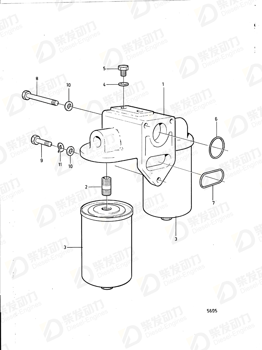 volvo penta Nipple 423067 Drawing volvo penta Nipple 423067 Drawing